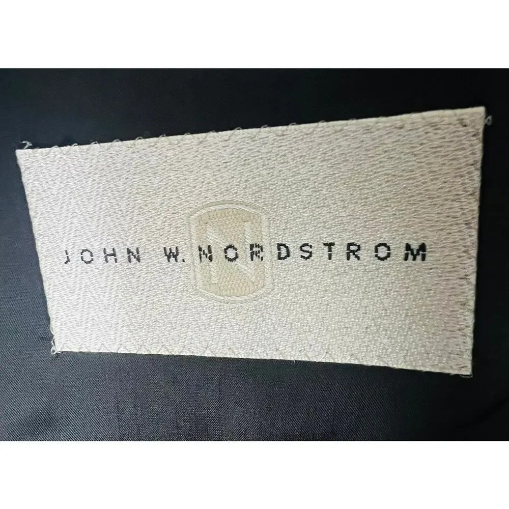 John W. Nordstrom Ethomas Men's 46R Silk Wool Blend 2 Button Blazer Sports Coat